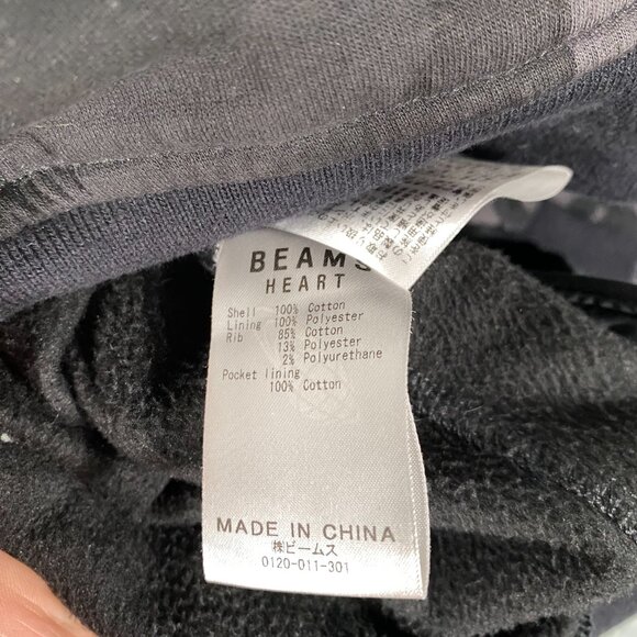 BEAMS Heart Camo Bomber Style Jacket Size M - Picture 5 of 8